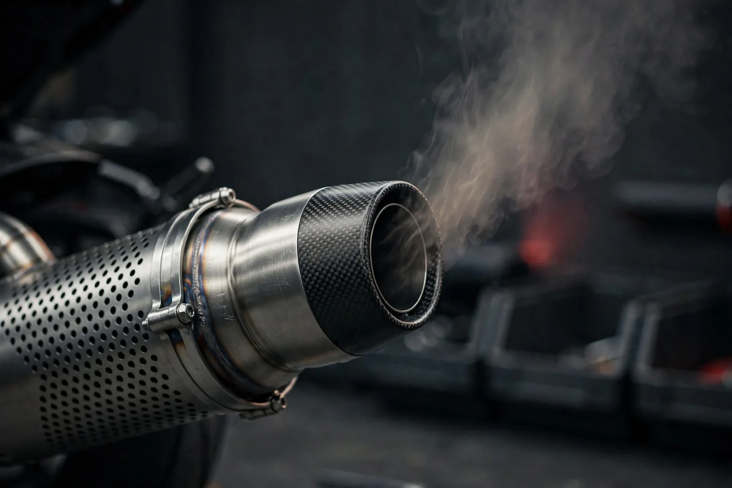 Exhaust, noise and horn
