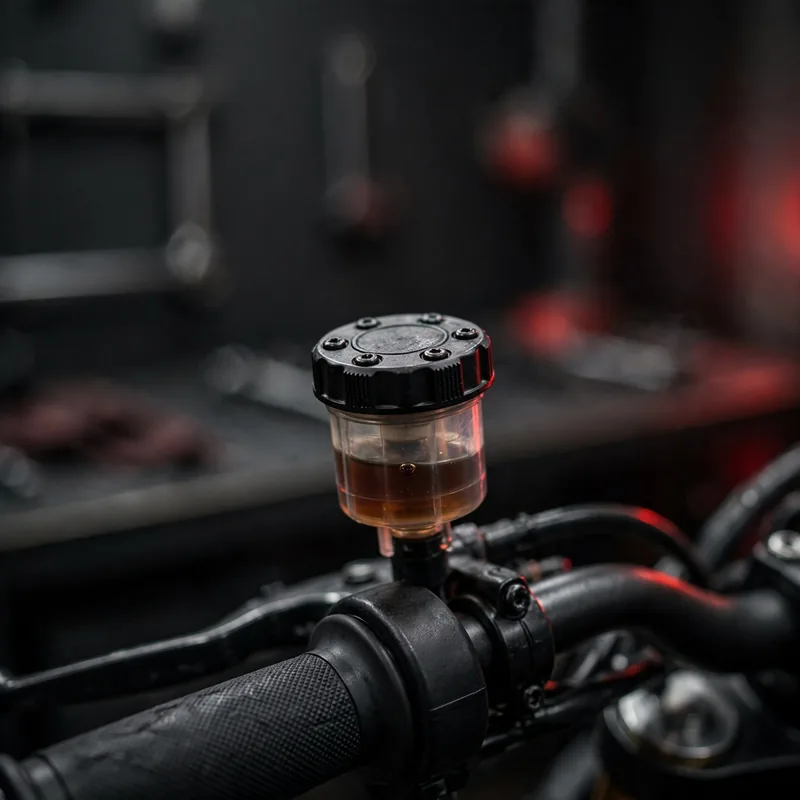 Reservoir cap in place