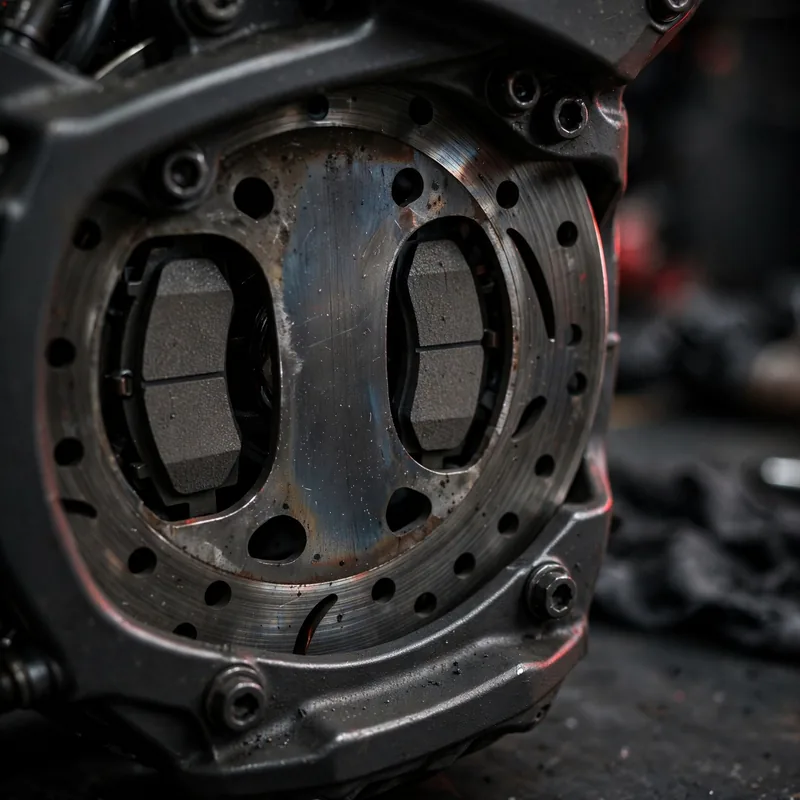 Front brake stops the wheel