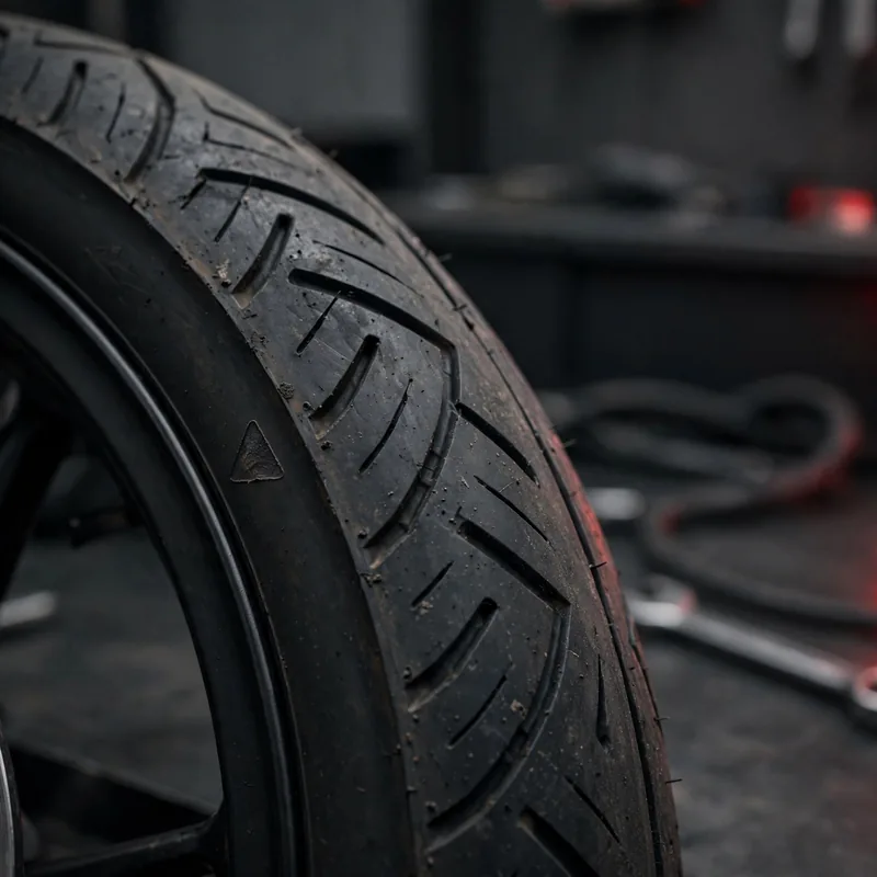 Front tyre tread depth