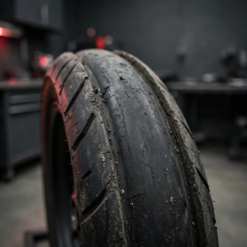 Rear tyre tread depth