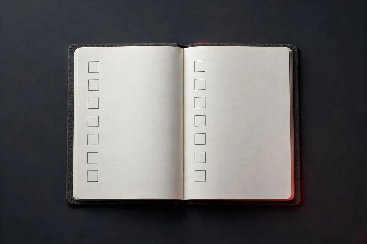 Image for the privacy section The checklist and rules in the app
